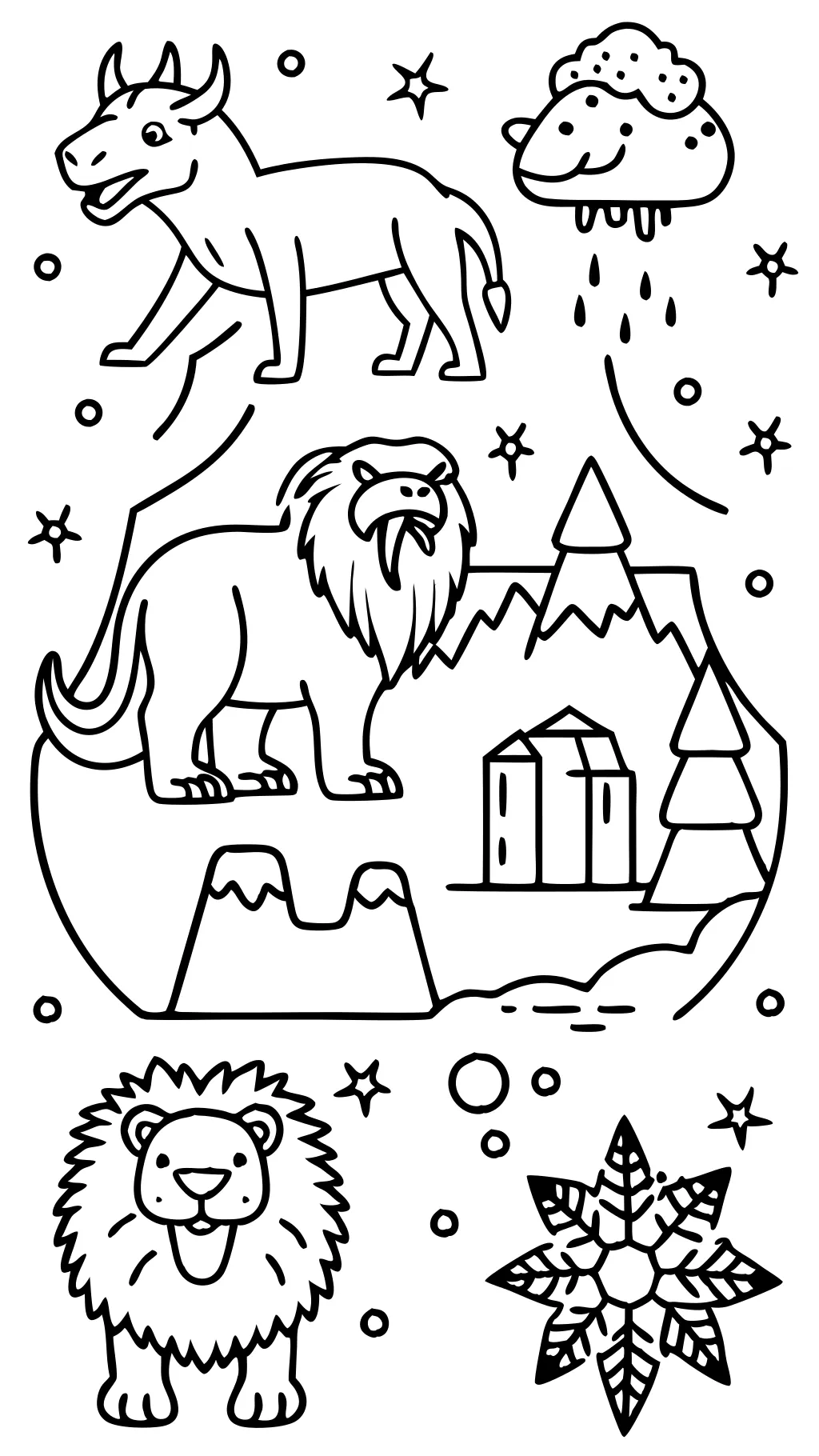 ice age coloring pages